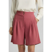 Fenja | Damen Shorts Mit Hoher Taille Für Strand – Rot