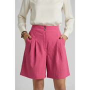 Fenja | Damen Shorts Mit Hoher Taille Für Strand – Rosa