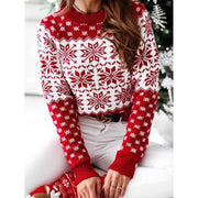 Festlicher Pullover Damen – Rot