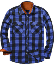 Flanellhemd Herren – Blau