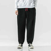 Fleece Loungehose Herren – Schwarz