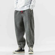 Fleece Loungehose Herren – Grau