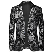 Mateo - Freizeit-Herrenblazer – Silber