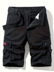 Herren Baumwoll Taktisch Cargo Shorts – Schwarz