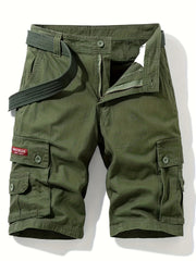 Herren Baumwoll Taktisch Cargo Shorts – Grun