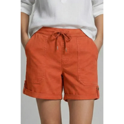 Franziska | Damen Shorts Mit Taschen Für Urlaub – Orange