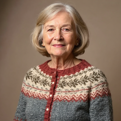 Lilianna | Vintage Island-Strickjacke