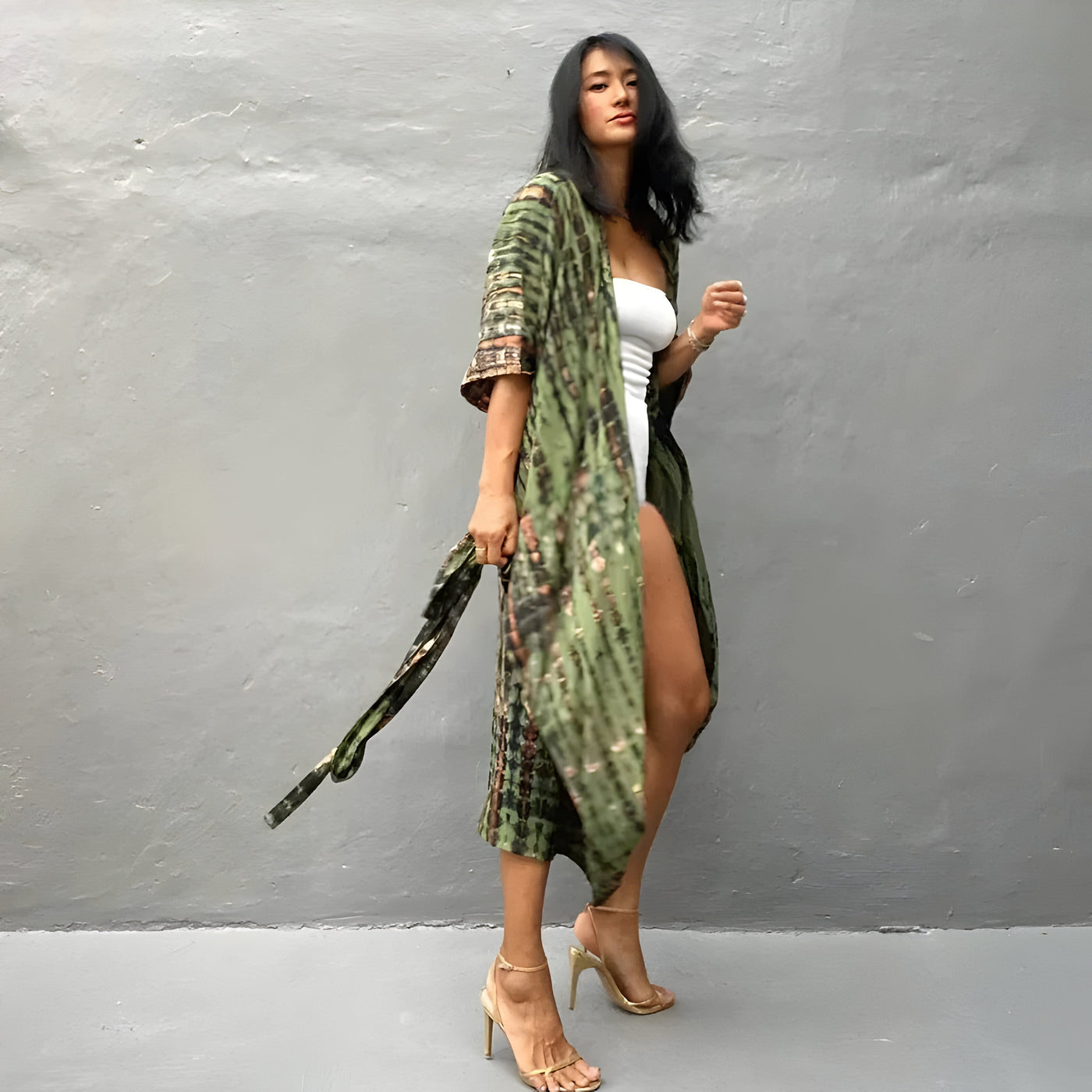 Laric | Verleihe deinem Stil das gewisse Etwas mit dem Juul Army Green Kimono