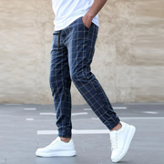 Gernot | Modernes Herren-Cargohose mit Taschen – Blau