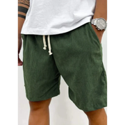 Gerrit | Herren Shorts Mit Kordelzug Für Sommer – Grün