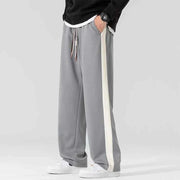 Gestreifte Jogginghose Herren – Grau