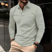 Gideon | Herren Poloshirt Klassisch Elegant – Grau