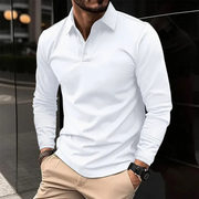 Gideon | Herren Poloshirt Klassisch Elegant – Weiß