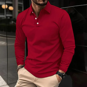 Gideon | Herren Poloshirt Klassisch Elegant – Rot