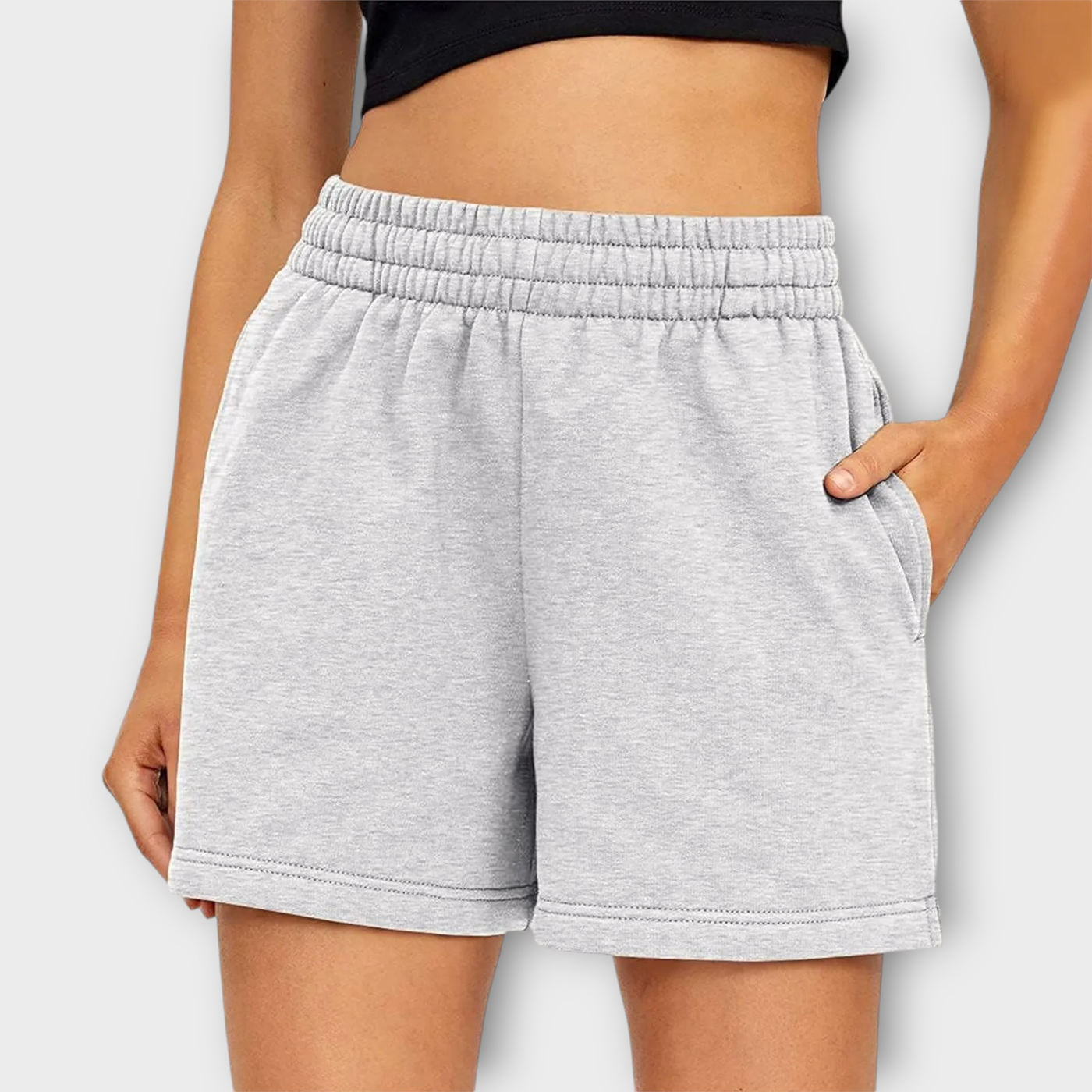 Shorts mit Elastischem Bund für Damen