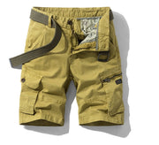 Franklyn | Bequeme Herren-Cargoshorts mit geräumigen Taschen – Senfgelb