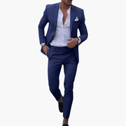 Heinrich | Herren Navy Slim Fit Anzugset – Dunkelblau