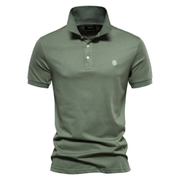 Henning | Herren Poloshirt Schlicht Für Sommer – Grün