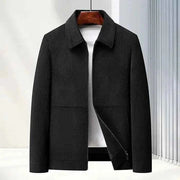 Herbst Winter Jacke Herren – Schwarz