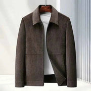 Herbst Winter Jacke Herren – Dunkelbraun