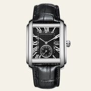 Herren Armbanduhr Rechteckig Elegant – Schwarz 1