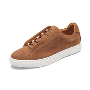 Herren Casual Low Top Sneaker – Hellbraun