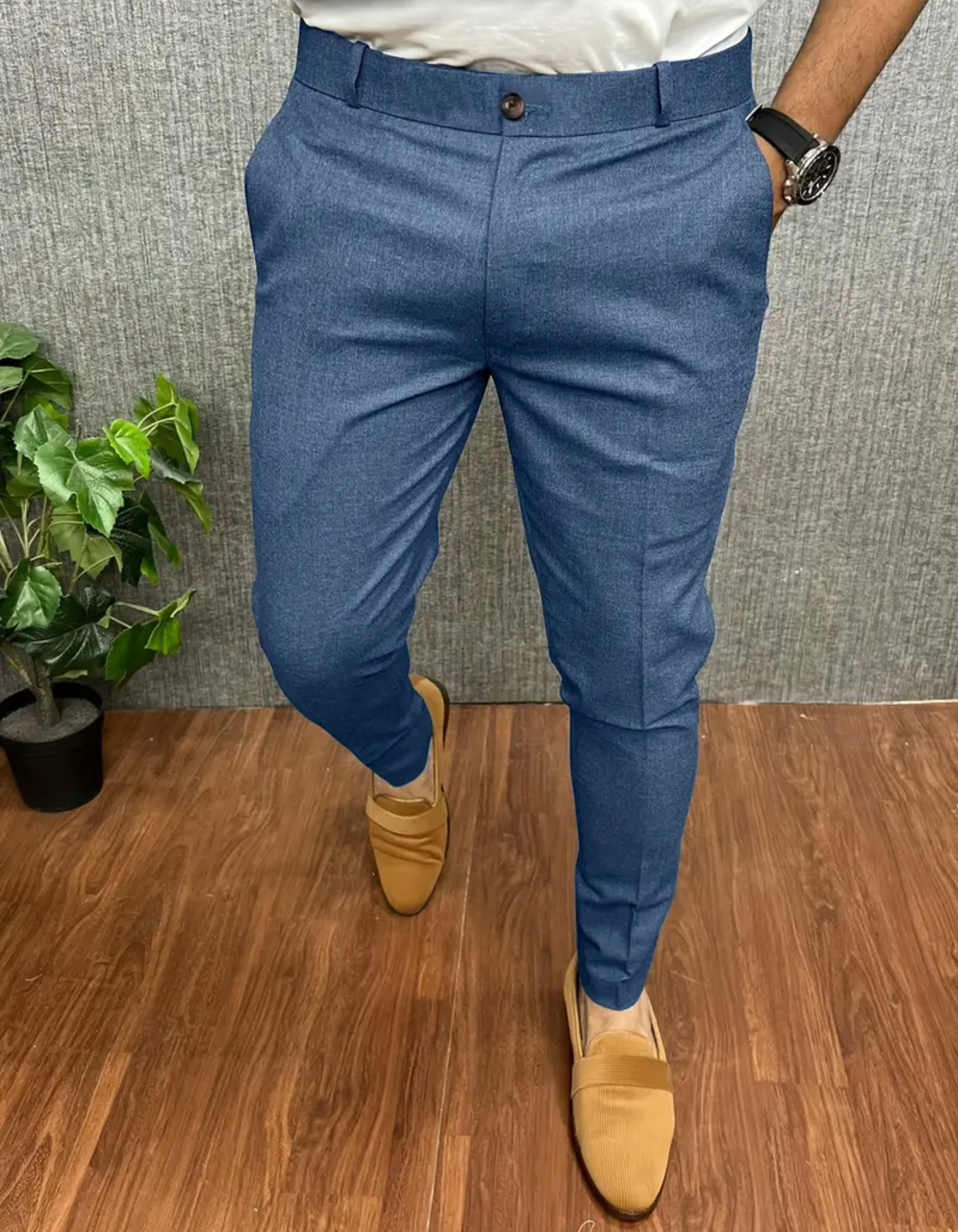 Jingle | Herren Chino Hose | Schwarze Stoffhose