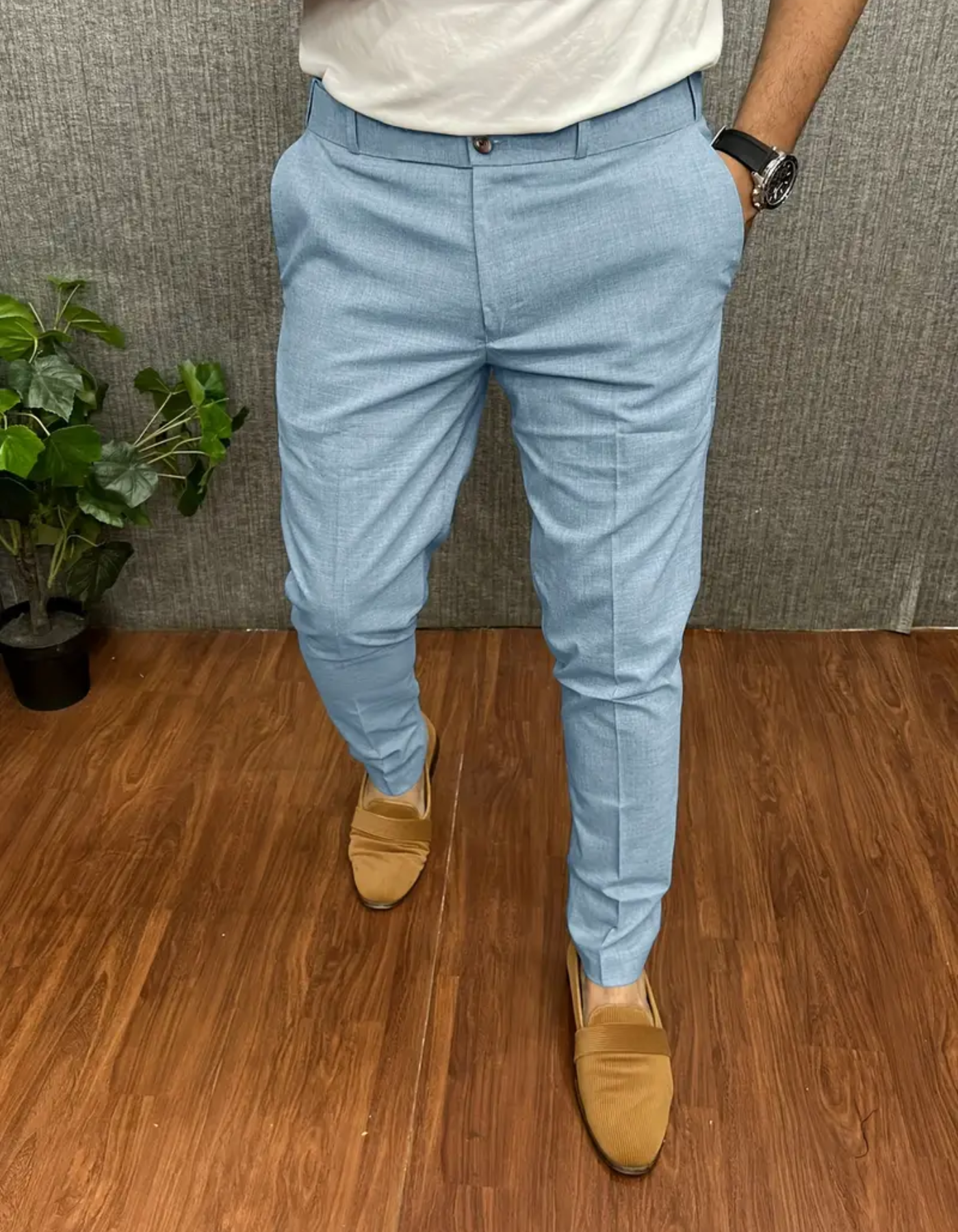 Jingle | Herren Chino Hose | Schwarze Stoffhose