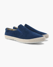 Herren Espadrille Loafer Slip-On – Blau
