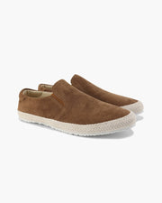 Herren Espadrille Loafer Slip-On – Braun