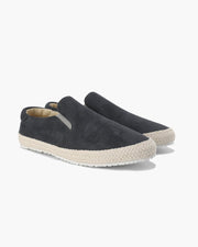 Herren Espadrille Loafer Slip-On – Dunkelgrau