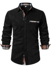 Herren Freizeithemd – Schwarz