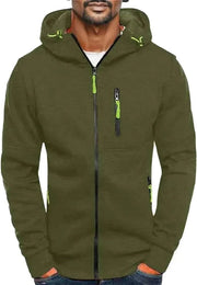 Herren Freizeitjacke – Armeegrün