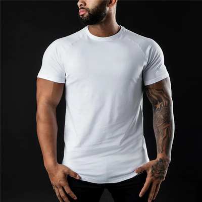 Hardy | Herren Hochwertige T-Shirt | Weiß