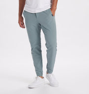 Herren Hose Slim Fit Stretch Casual – Hellblau
