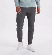 Herren Hose Slim Fit Stretch Casual – Dunkelgrau