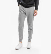 Herren Hose Slim Fit Stretch Casual – Hellgrau