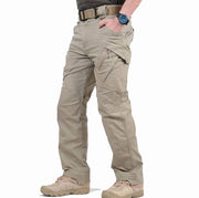 Thomas | Herren Tactical Cargo Hose Outdoor Wandern Mehrfachtaschen Verstärkte Nähte – Khaki