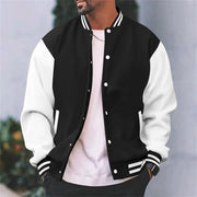 Herren Übergangsjacke Casual – Schwarz