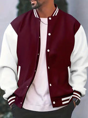 Herren Übergangsjacke Casual – Bordeaux