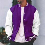 Herren Übergangsjacke Casual – Lila