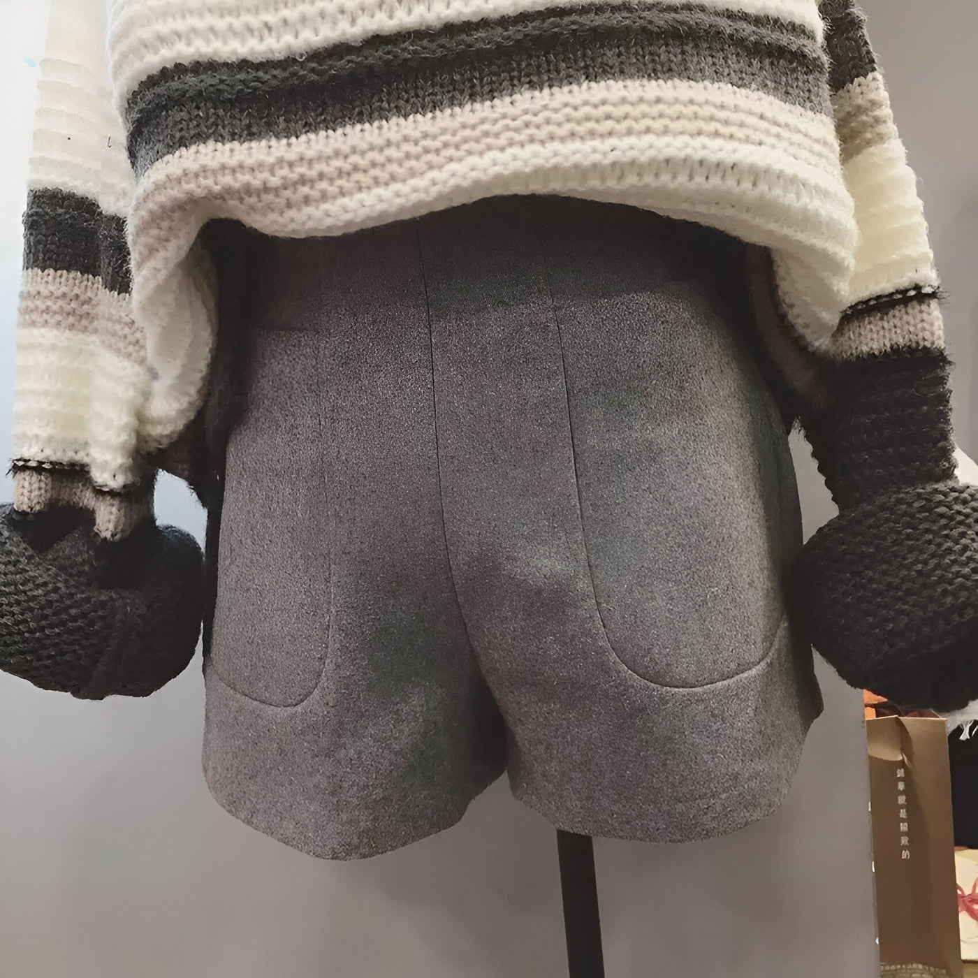 Faustina | Wollene Shorts mit schickem Stil