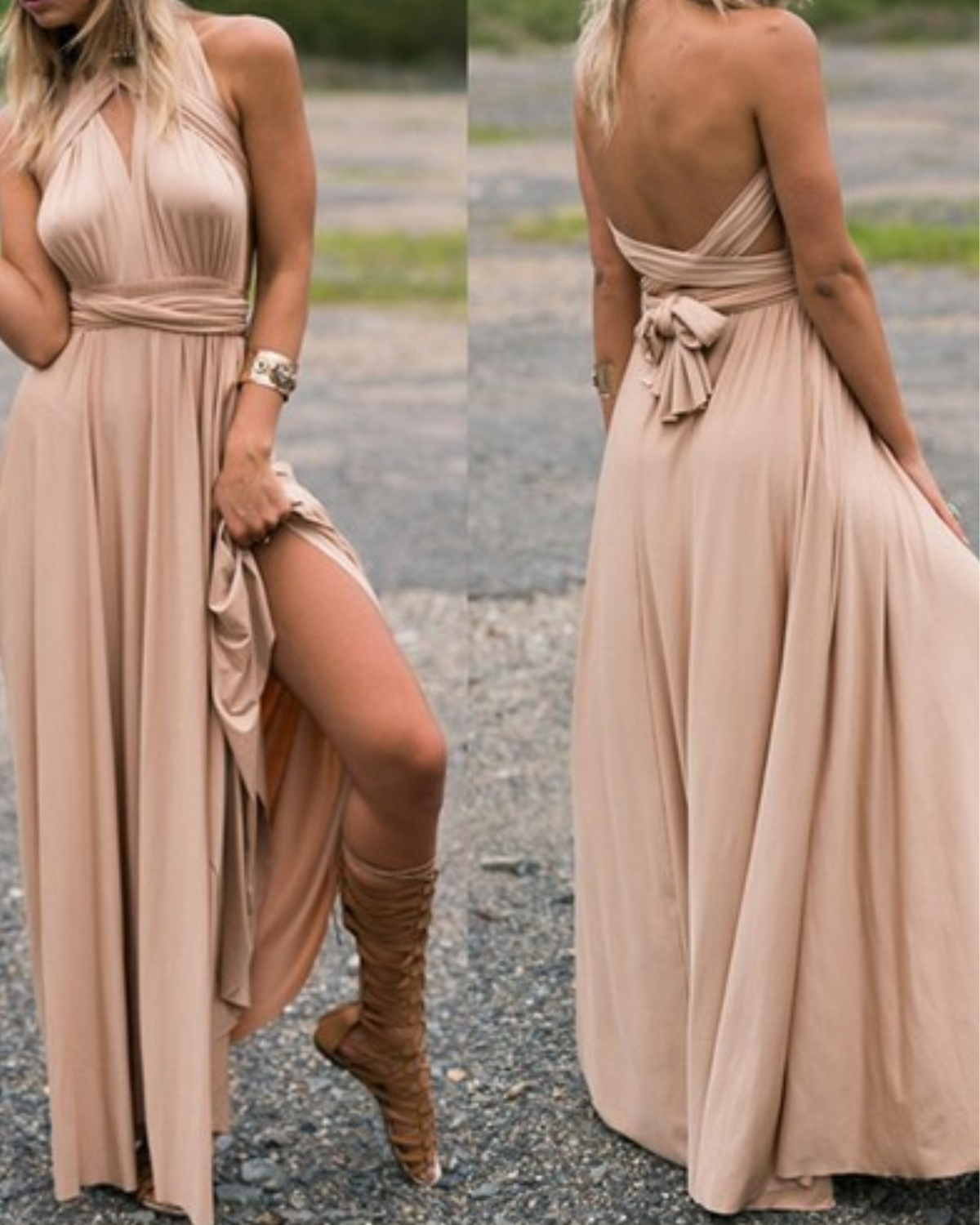 Louella | Hochzeitsgast Kleid Elegante | Maxi