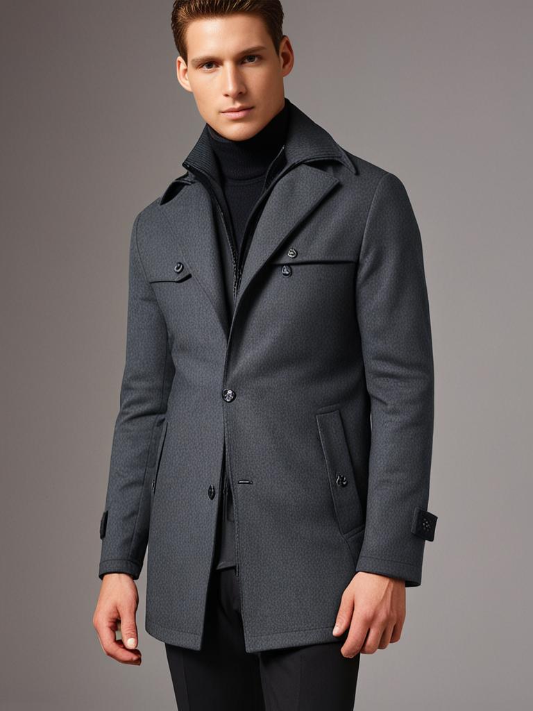 Wasserdichter Wintermantel für Geschäftsleute