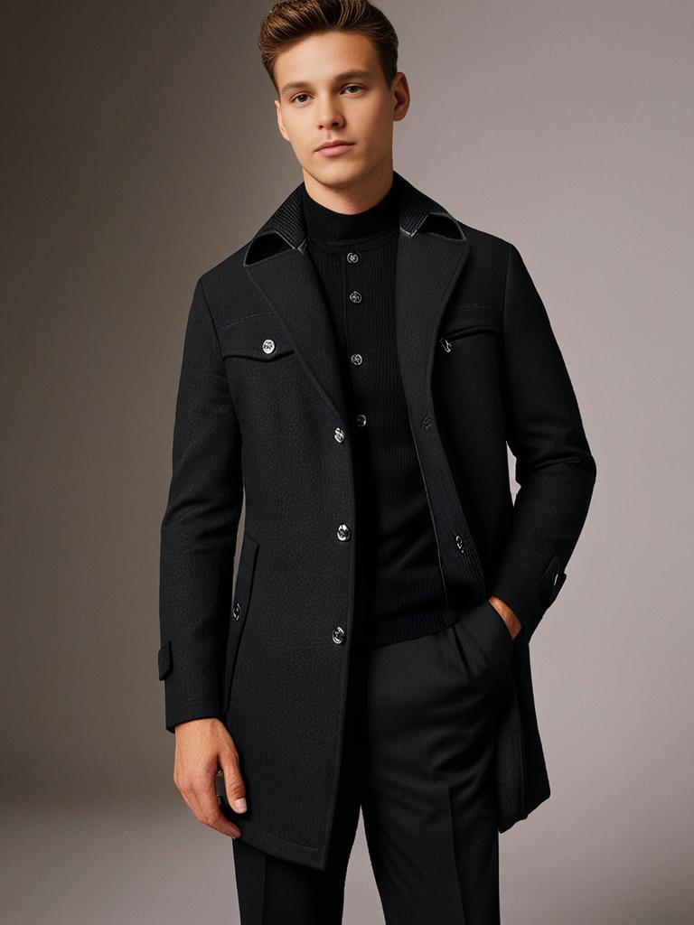 Wasserdichter Wintermantel für Geschäftsleute