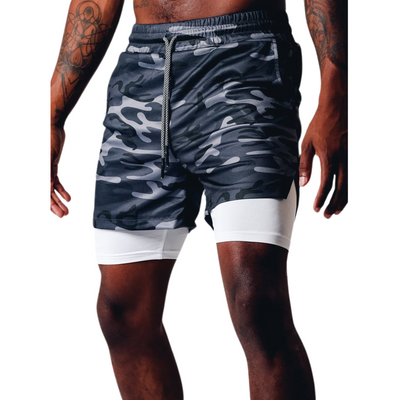 2-in-1 Sommer-Sportshorts für Herren – Felix