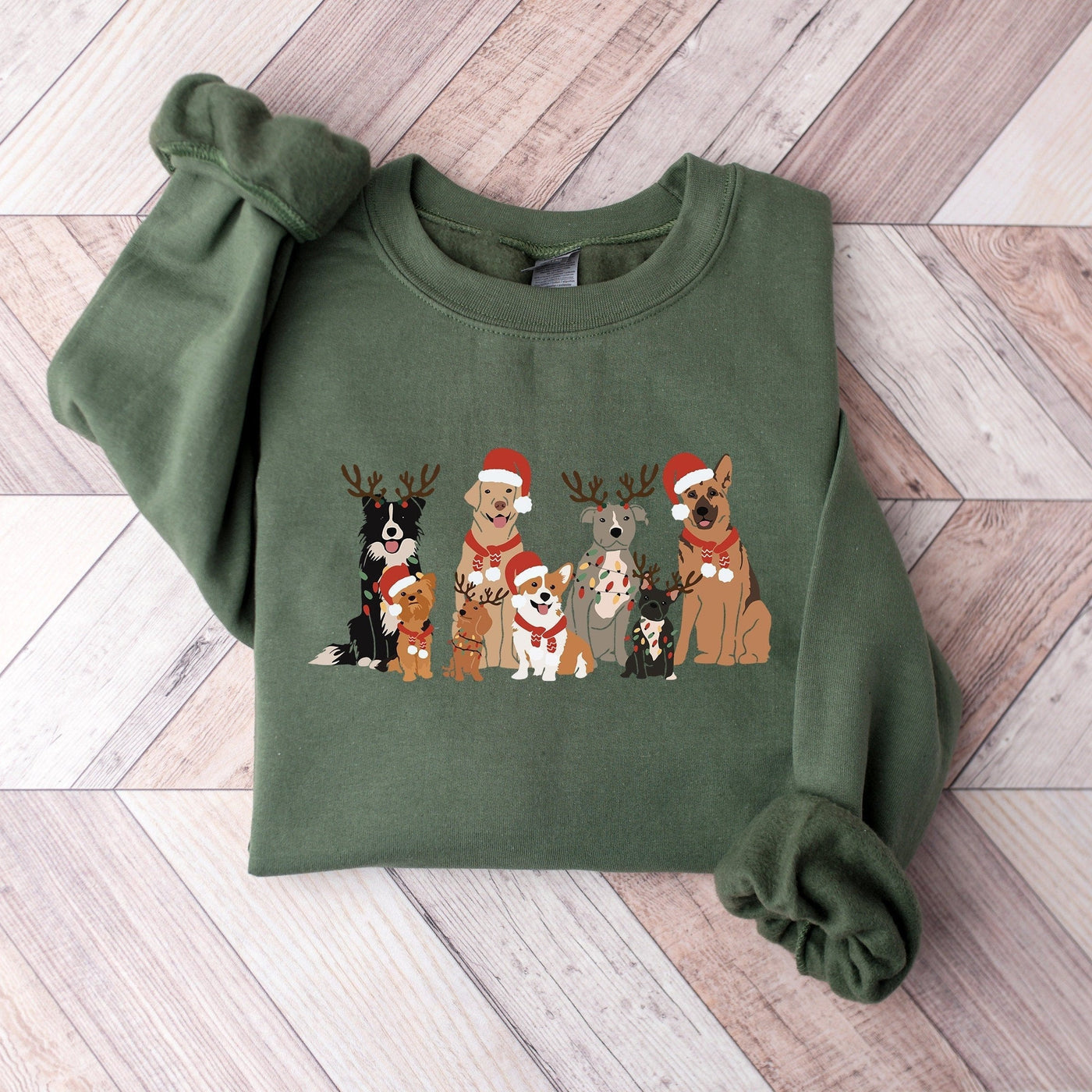 Hunde | Weihnachtspullover V4