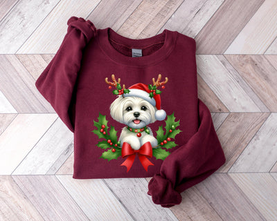 Weihnachten Malteser Hundepullover
