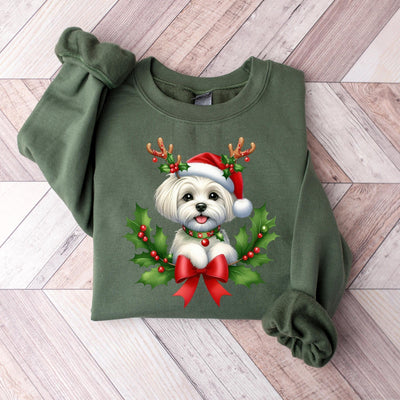 Weihnachten Malteser Hundepullover