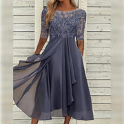Festliches Abendkleid für Damen | Hochzeitsgesellschaft – Grau